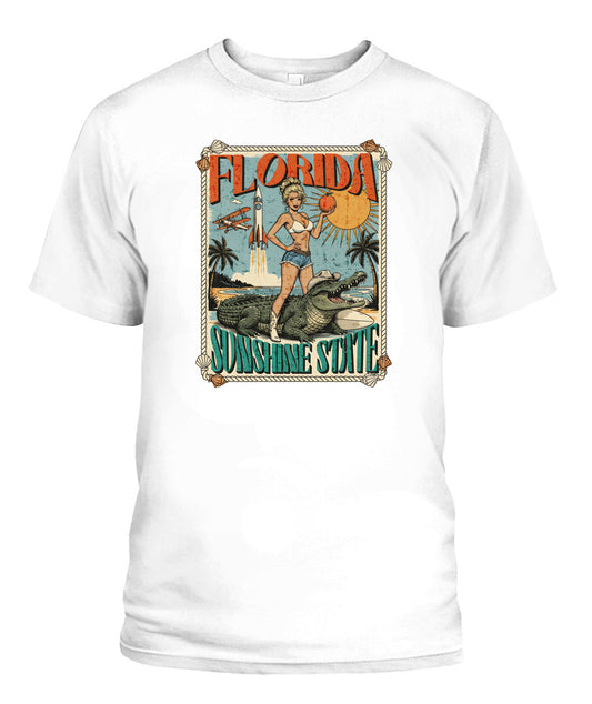 Florida girl, pinup 60s retro