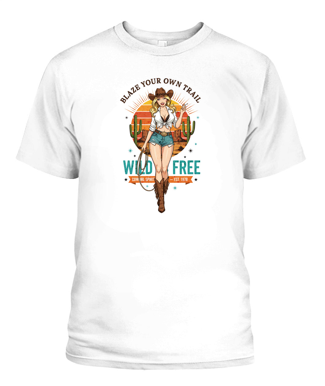 Wild free, pinup 60s retro