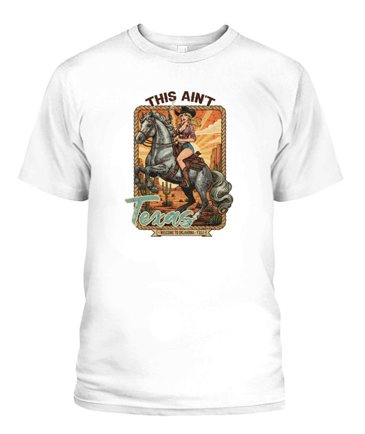 This ain't Texas, pinup 60s retro