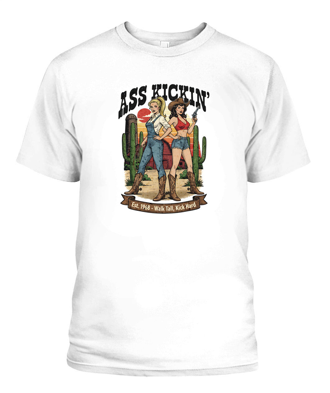 Ass kickin', pinup 60s retro