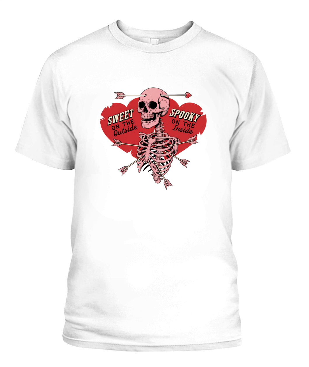 skull skeleton heart arrows sweet spooky