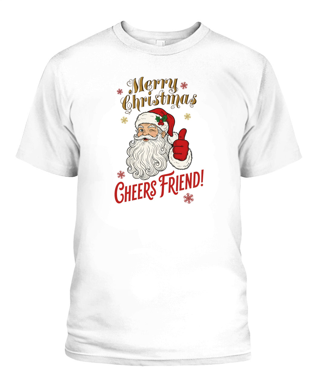 merry christmas santa thumbs up