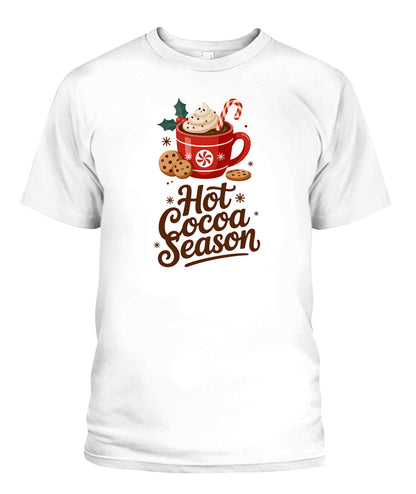 hot cocoa season red mug cookies