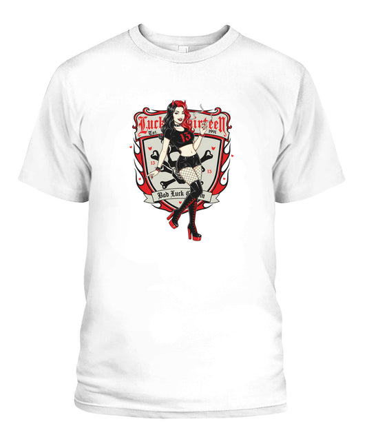 pinup girl smoking cigarette bad luck charm