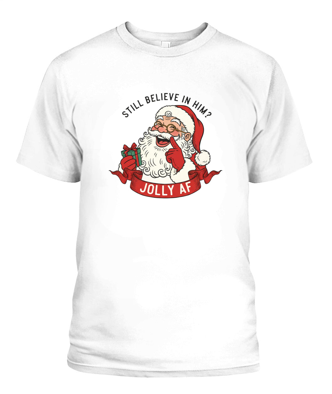 jolly af santa gift