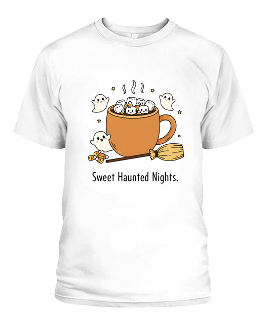 cute ghosts hot cocoa marshmallows