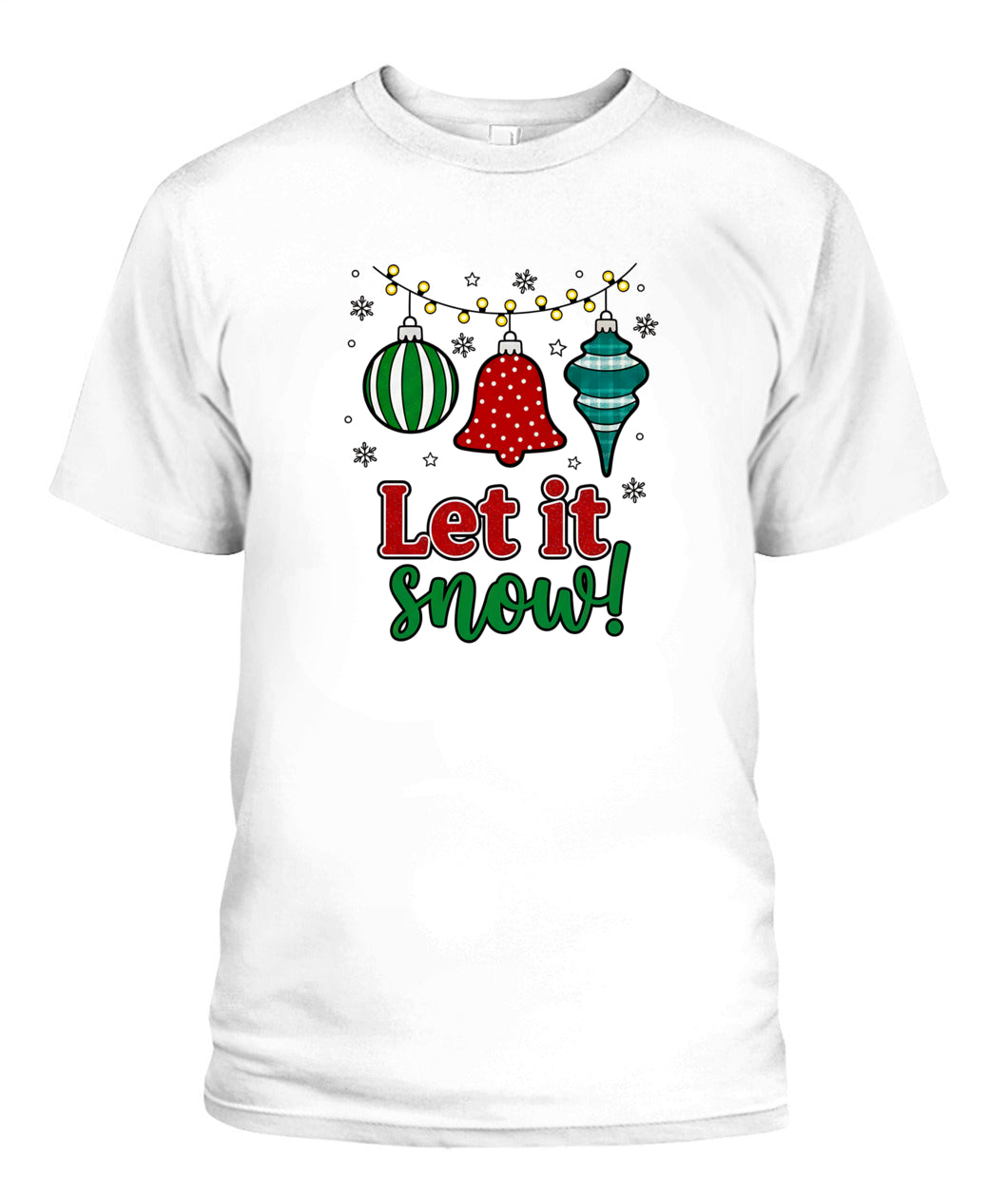 let it snow christmas ornaments
