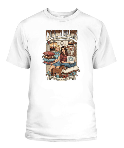 Cowgirl pillows, pinup 60s retro