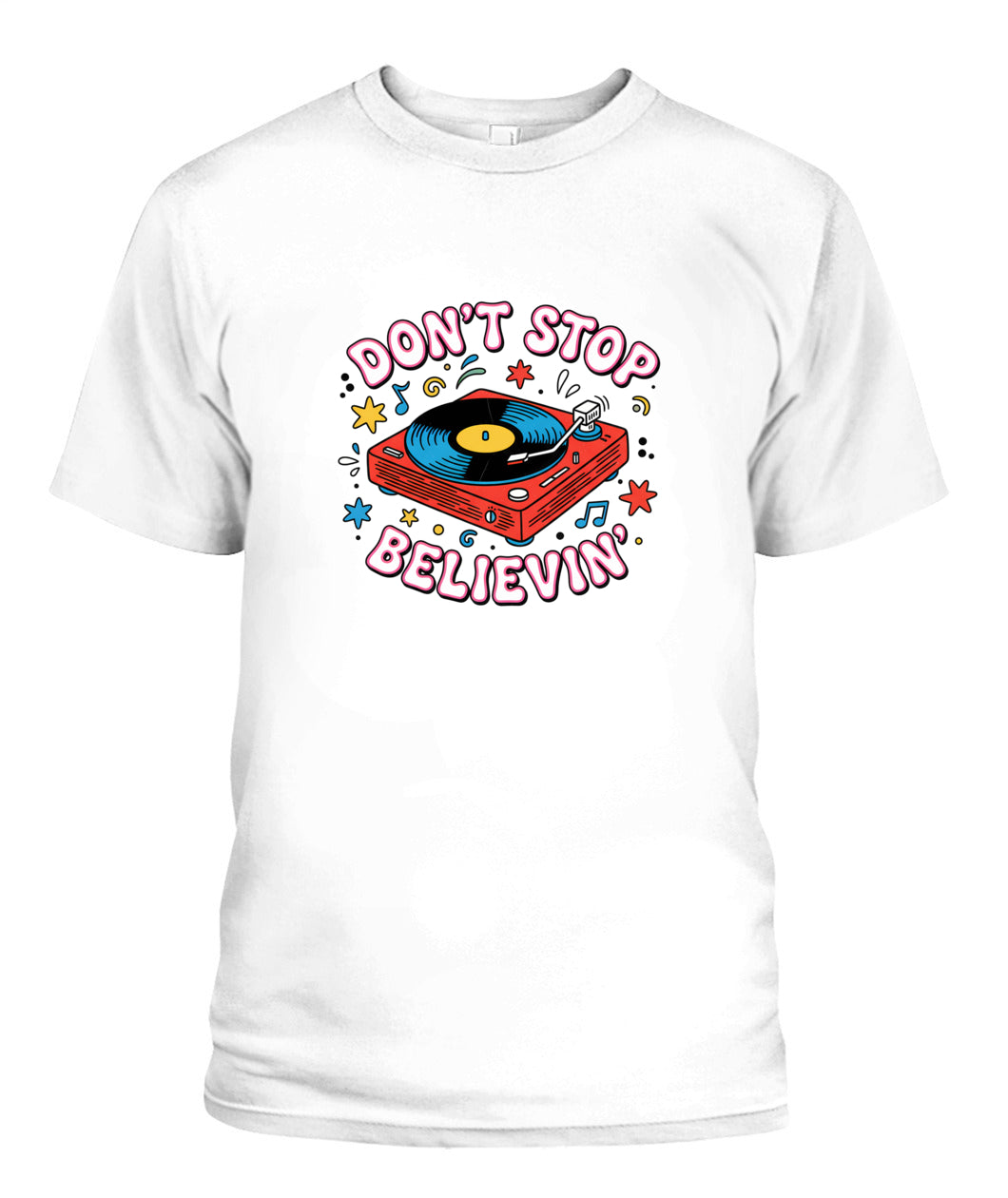 dont stop believin record player