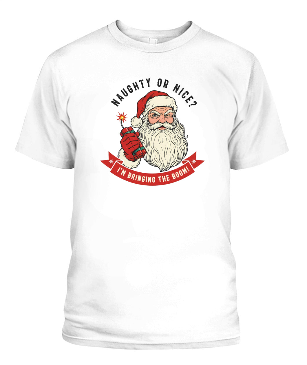naughty or nice santa with bomb