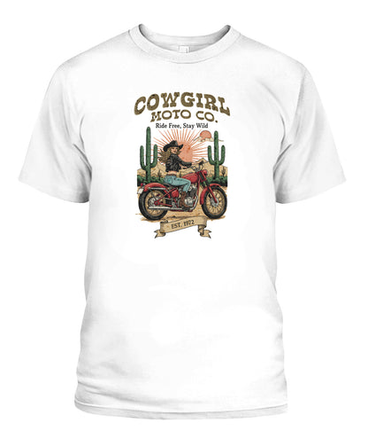 Cowgirl moto,, pinup 60s retro