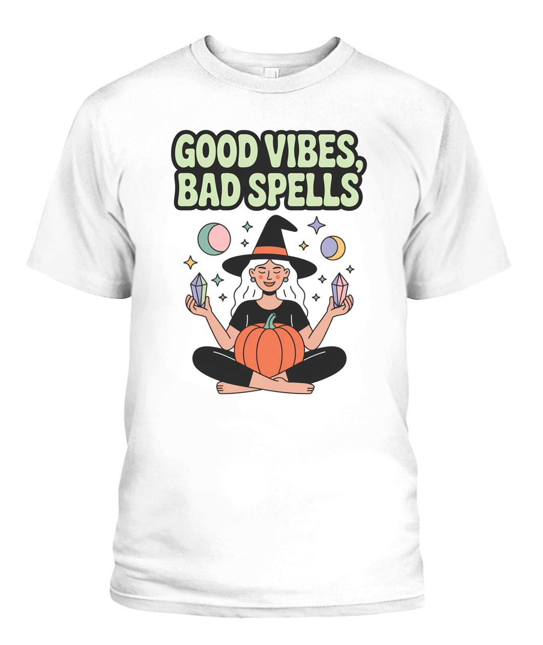 Good Vibes Bad Spells Boho Witch 01