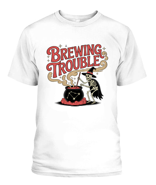 Brewing Trouble Skeleton Cauldron