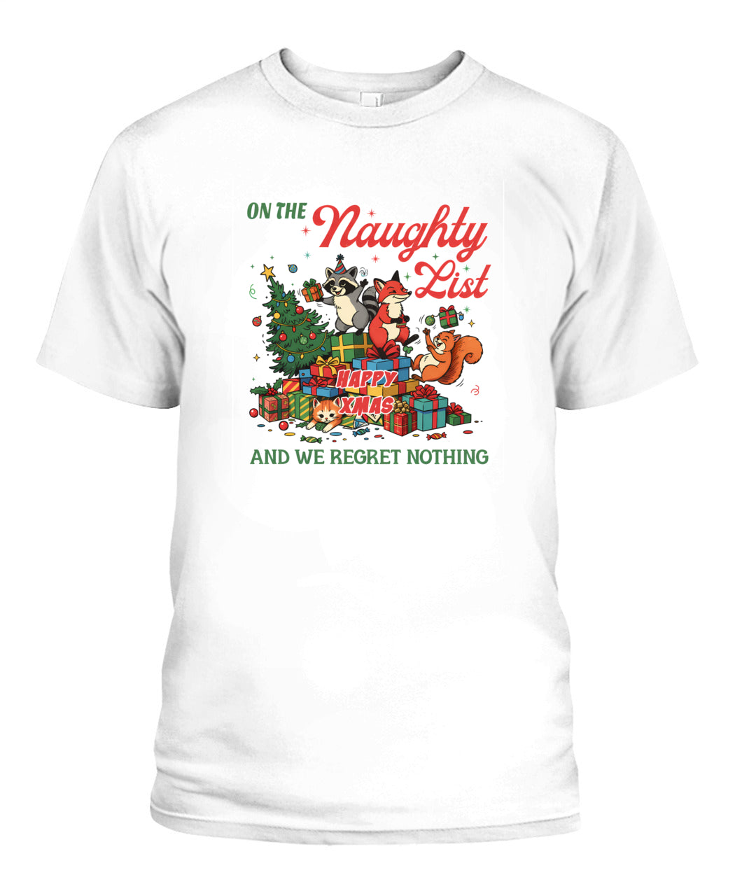 naughty list christmas animals gifts