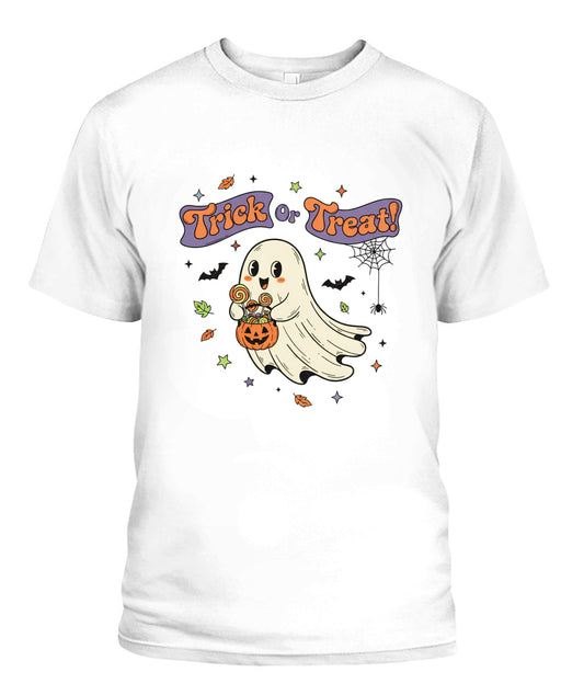 cute ghost trick or treat candy