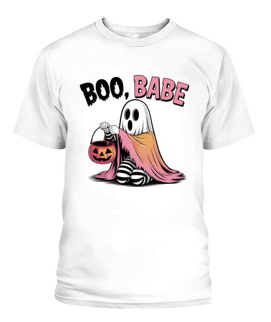 Boo Babe Ghost Pumpkin Light