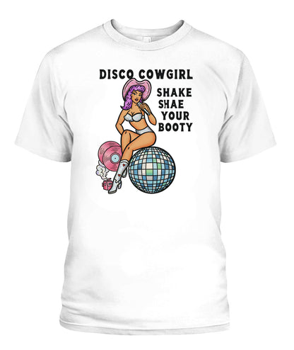 disco cowgirl shake your booty