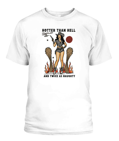 hotter than hell and twice as naughty