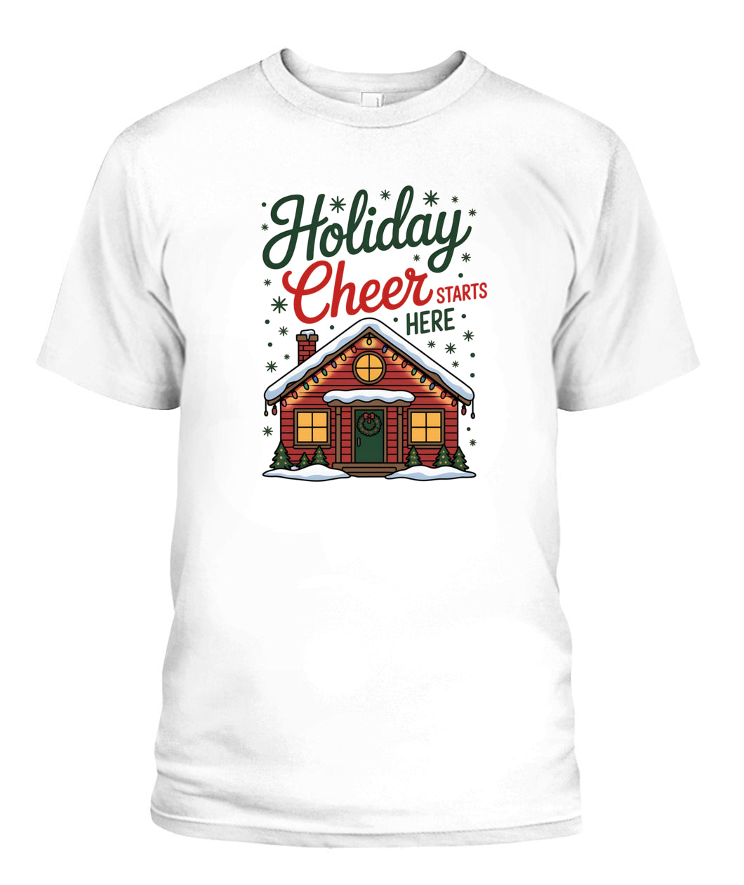 holiday cheer starts here cabin